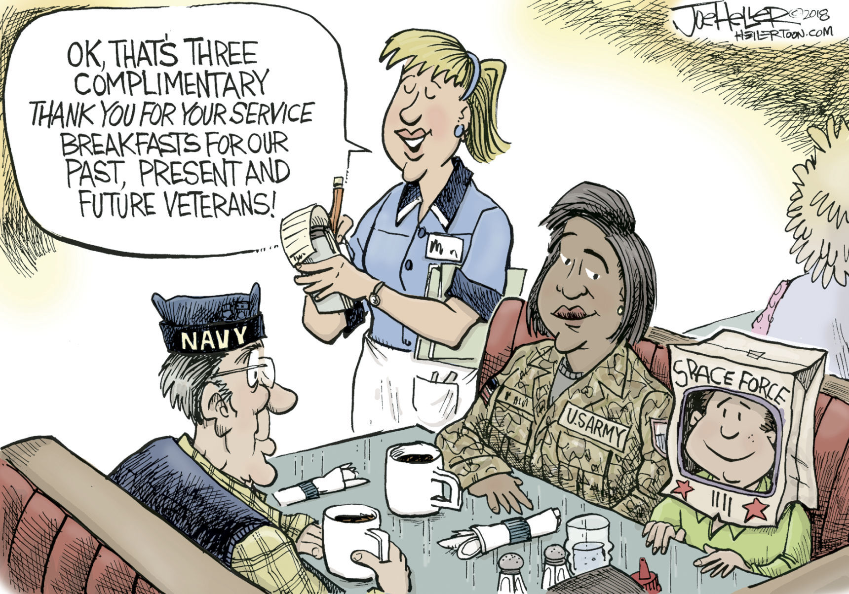 Veterans Day by Joe Heller